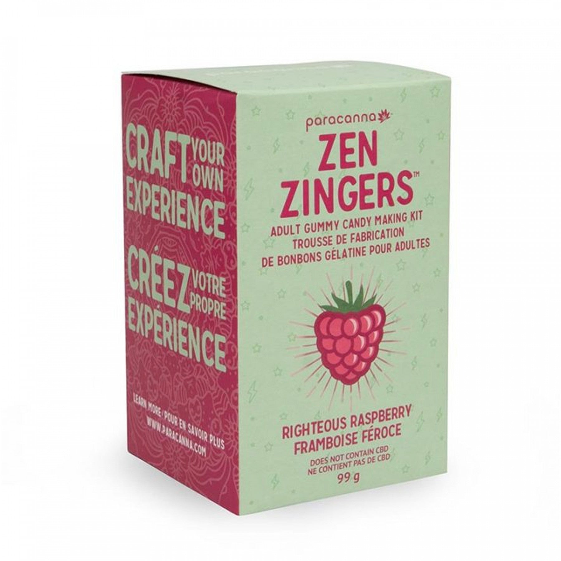 ZenZingers Righteous Raspberry Gummy Mix Refill - Do It Yourself Edibles  Kits
